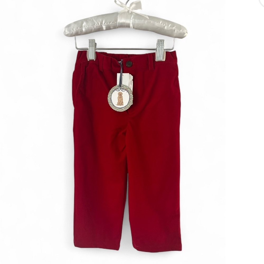 NWT Edgehill Collection Size 6 Red Kids Pants
